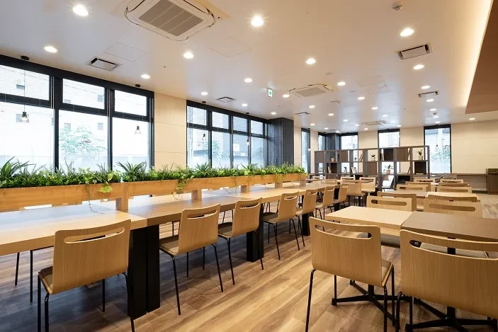 画像:朝食会場について