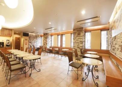 画像：朝食会場