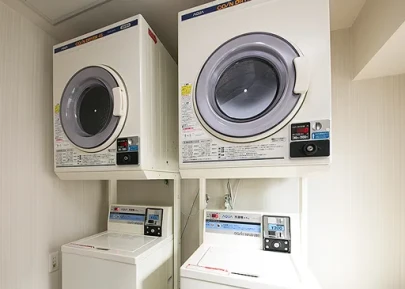 写真:コインランドリー