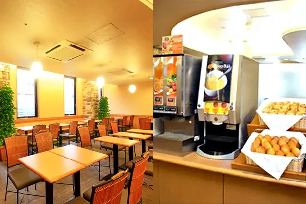写真:朝食会場