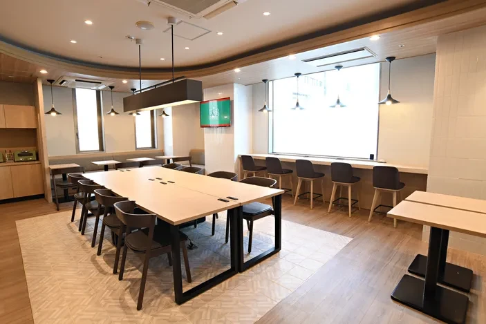 写真：朝食会場