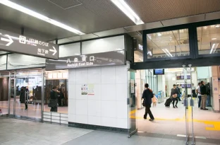 画像：JR京都駅　八条東口からのアクセス