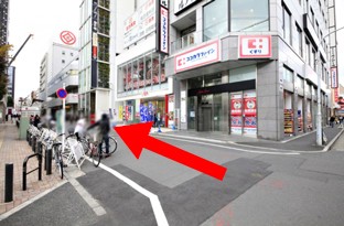 画像：JR山手線 御徒町駅からのアクセス