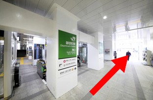 画像：JR山手線 御徒町駅からのアクセス
