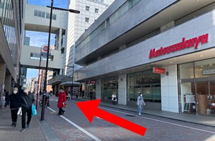 画像：JR山手線 御徒町駅からのアクセス