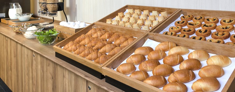 写真：朝食のご案内