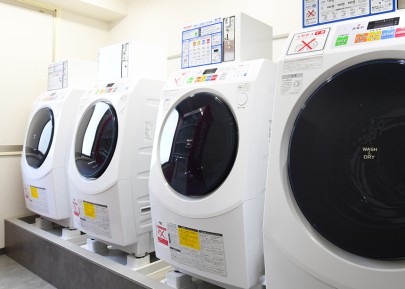 画像:コインランドリー