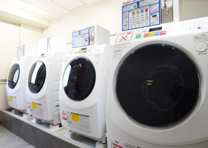 画像:コインランドリー