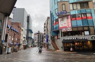 画像：市電辛島町電停からのアクセス