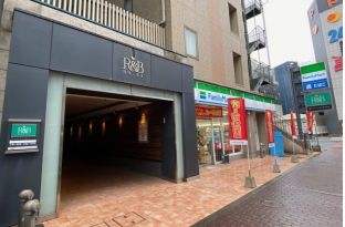 画像：市電辛島町電停からのアクセス