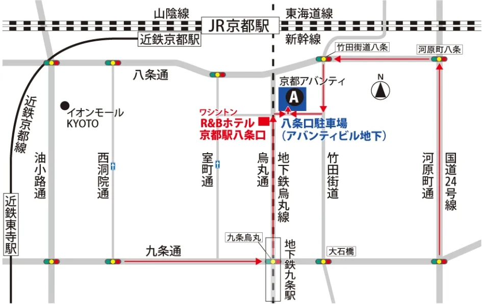 図：駐車場マップ
