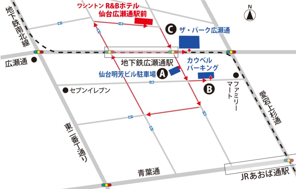 図：駐車場マップ