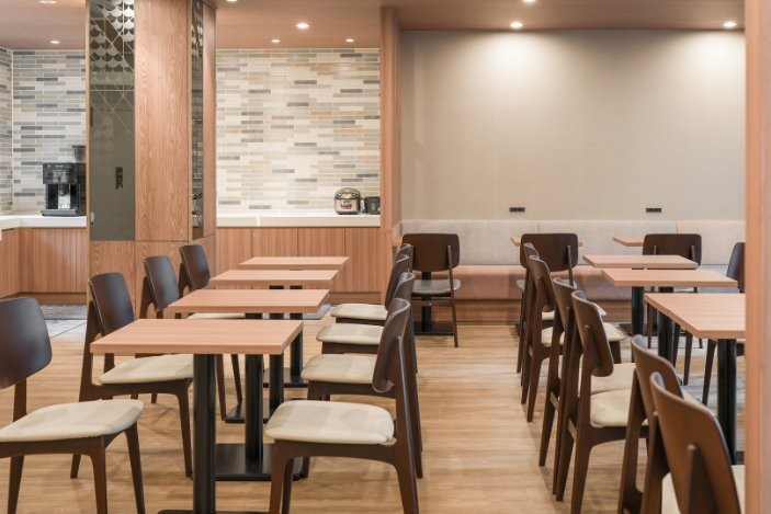 画像：朝食会場