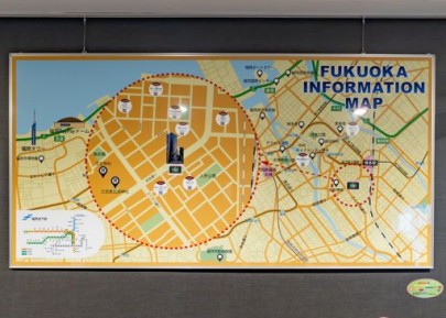 ワシントンR&Bホテル博多駅前第２の観光マップの画像