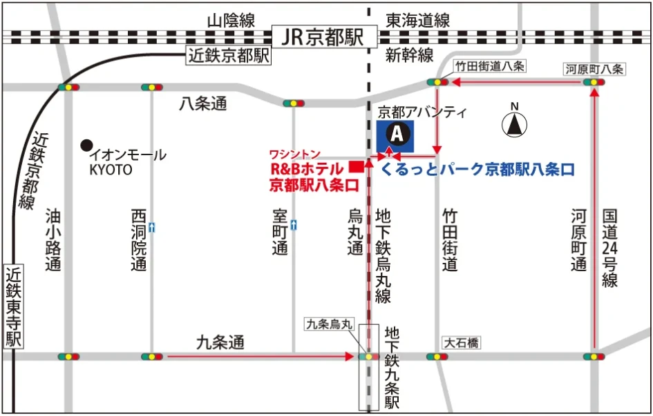 図：駐車場マップ