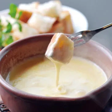画像：チーズフォンデュ