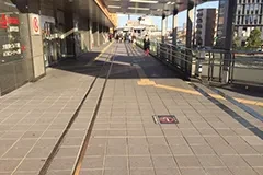 画像：右折後そのまま直進