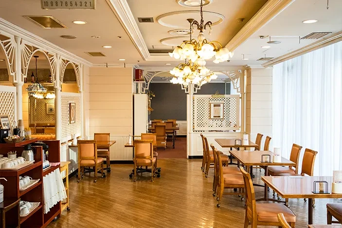 画像：朝食会場