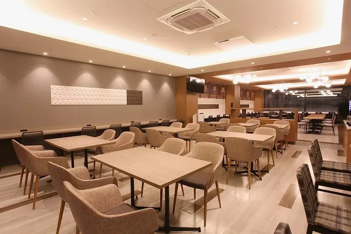 朝食会場