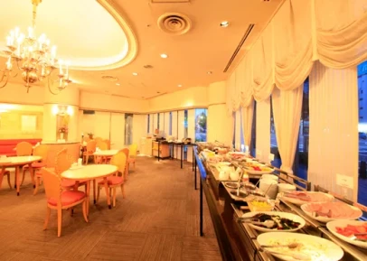 画像:朝食会場