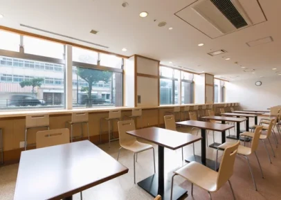 写真：朝食会場