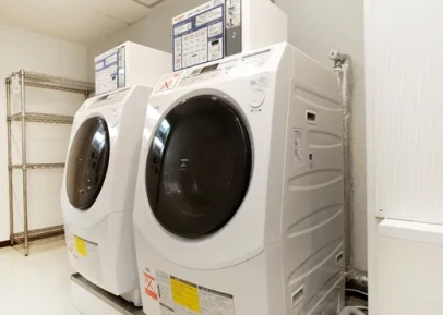 画像：コインランドリー