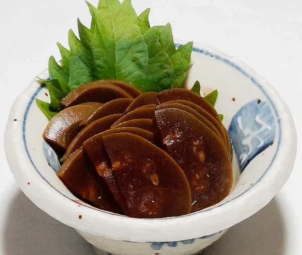 画像：すいか醤油漬け