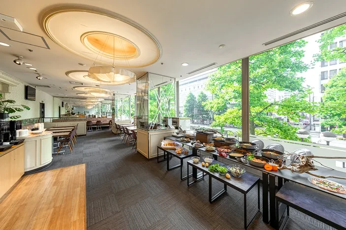 画像：朝食会場