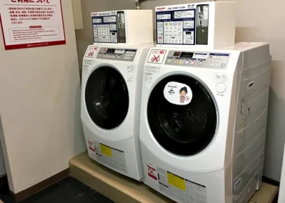 画像：コインランドリー