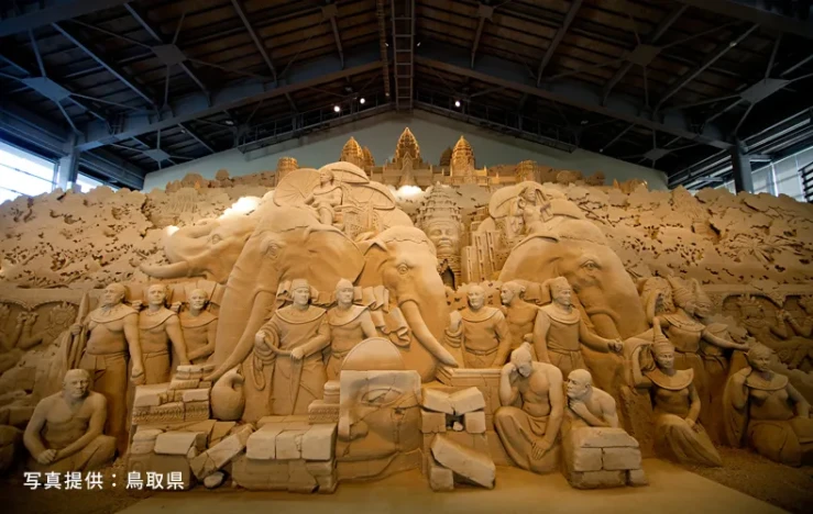 画像：砂の美術館