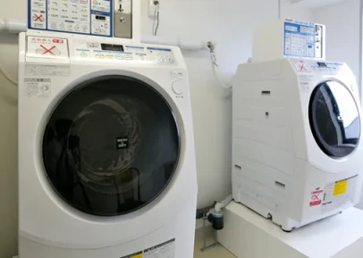 画像:コインランドリー