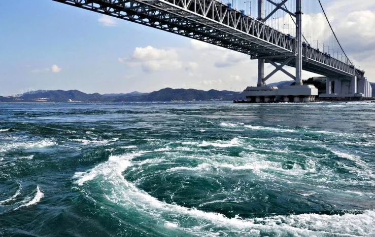 写真：鳴門の渦潮