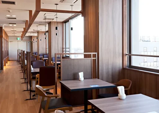 写真：朝食会場内装