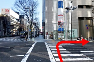 画像：地下鉄 伏見駅からのアクセス