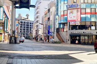 画像:市電 辛島駅からのアクセス