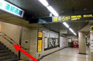 画像：地下鉄 伏見駅からのアクセス