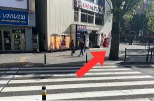 画像：甲府駅からのアクセス