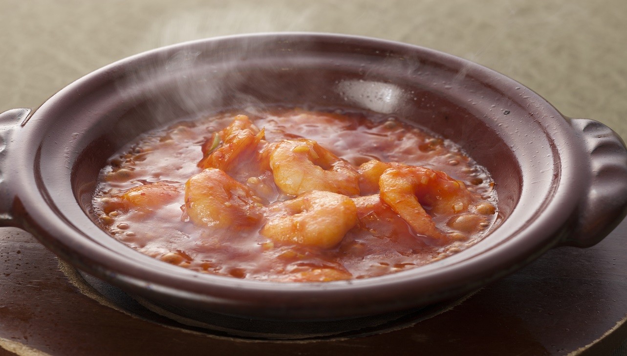 画像：海老のチリソース煮