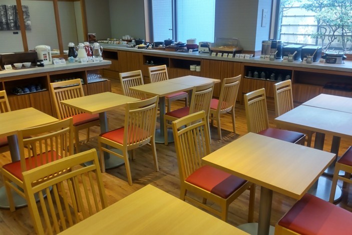 写真：朝食会場
