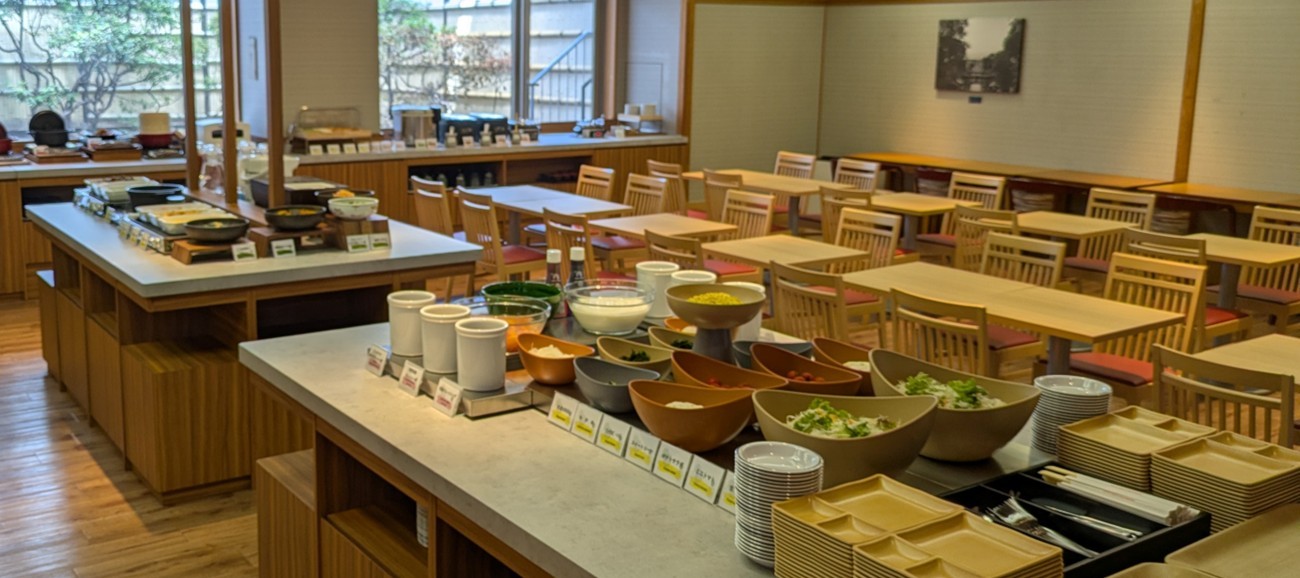 写真：朝食会場
