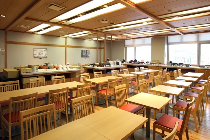 写真：朝食会場