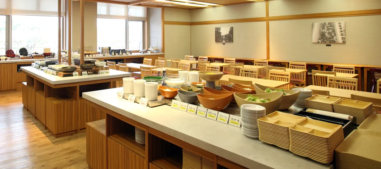 写真：朝食会場