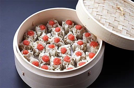 写真：辛子明太のせ焼売