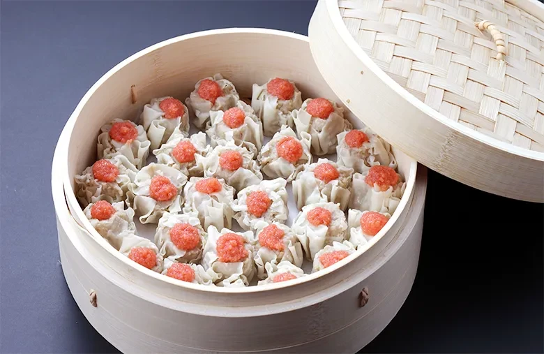 写真：辛子めんたいのせ焼売