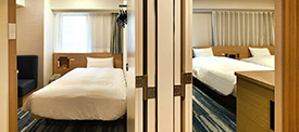 Simple and functional guestroom