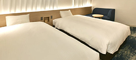 Simple and functional guestroom