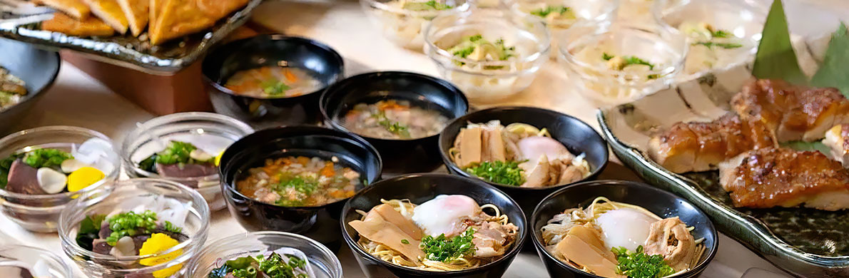 朝食バイキング