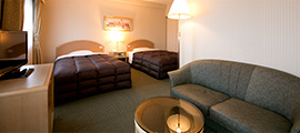 Spacious guestroom